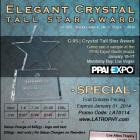 Elegant Crystal Tall Star Award | C-95