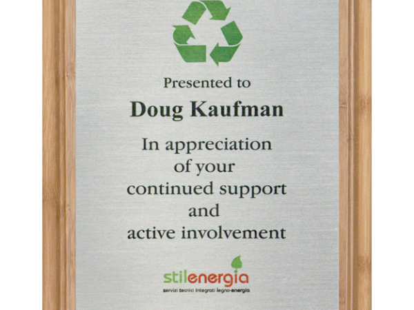 Bamboo Plaque Sublimated Plate